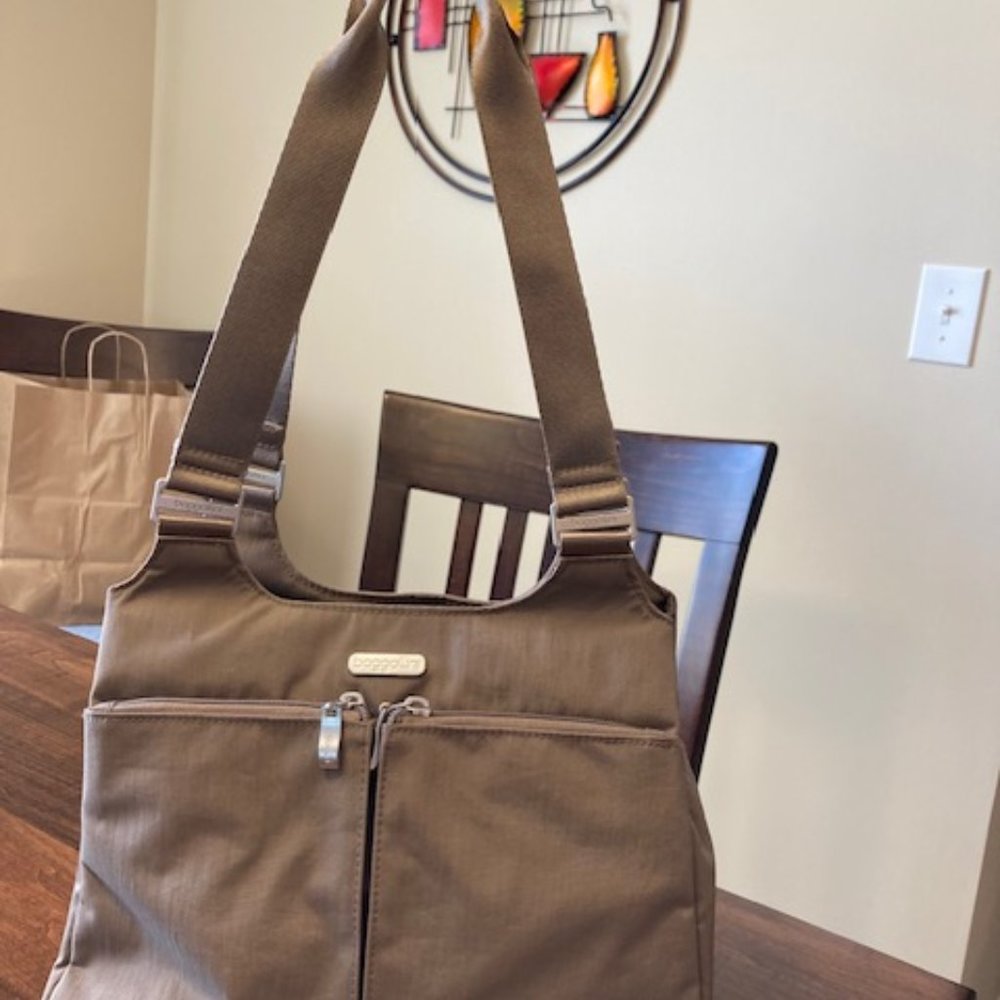 Baggallini Satchel - Taupe - EUC!
